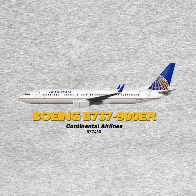 Boeing B737-900ER - Continental Airlines by TheArtofFlying